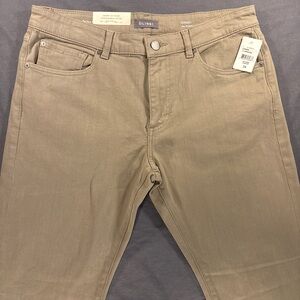 DL1961 Men's Slim Straight Tan Jeans 34X34